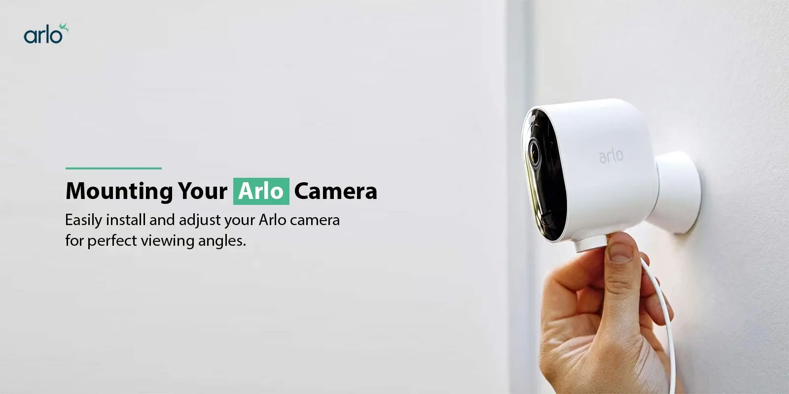 Arlo camera mounting